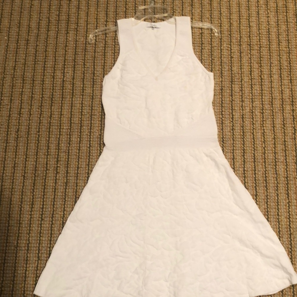Parker size medium white flare dress